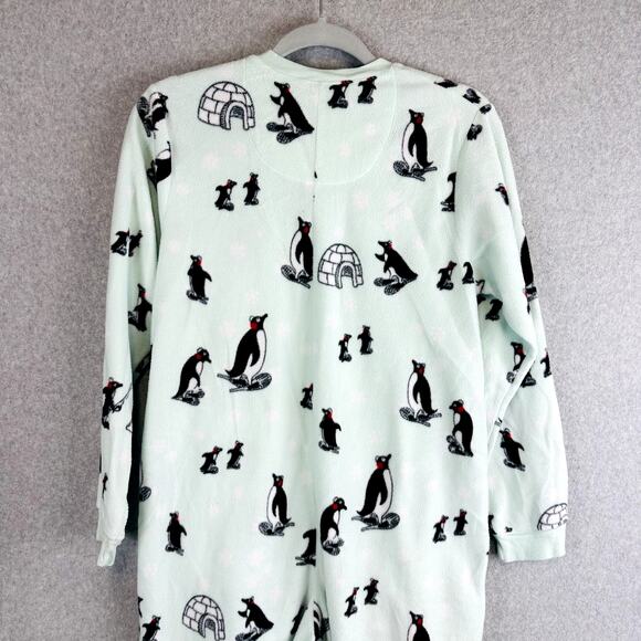 Nick and Nora Sz Small One Piece Pajamas One Piece Winter Animal Soft Fleece - Picture 6 of 8